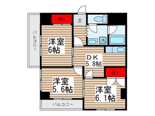 JUN朝霞台コートの物件間取画像